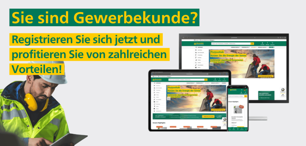 Onlineshop registrieren