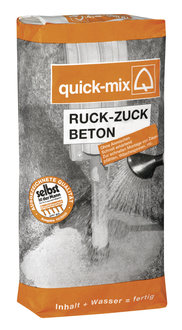 Quick Mix Ruck-Zuck Beton 25 kg/Sack | www.kemmler.de